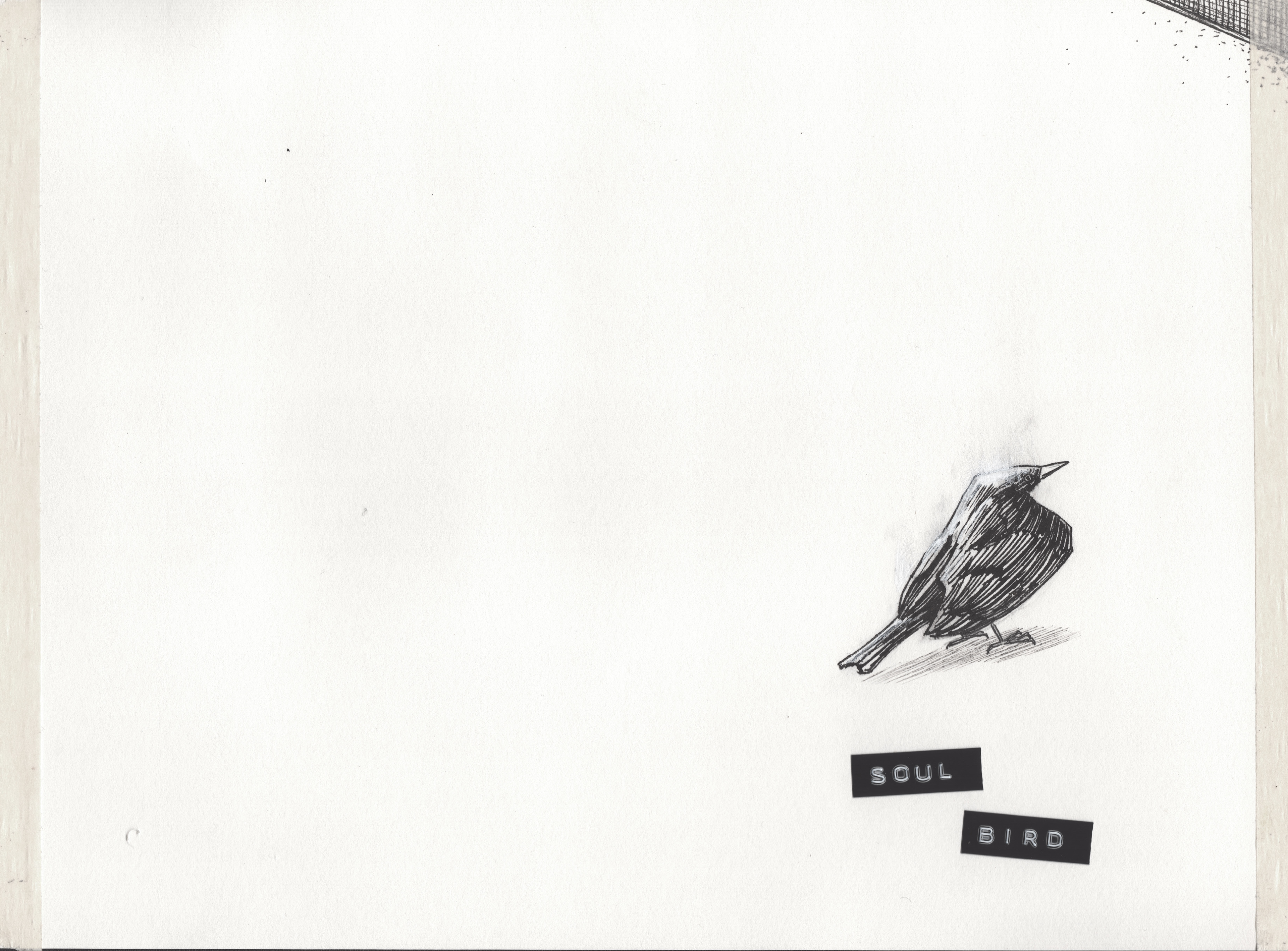 A4 - Encre, masking tape et Dymo sur papier - Dijon vu par 2022