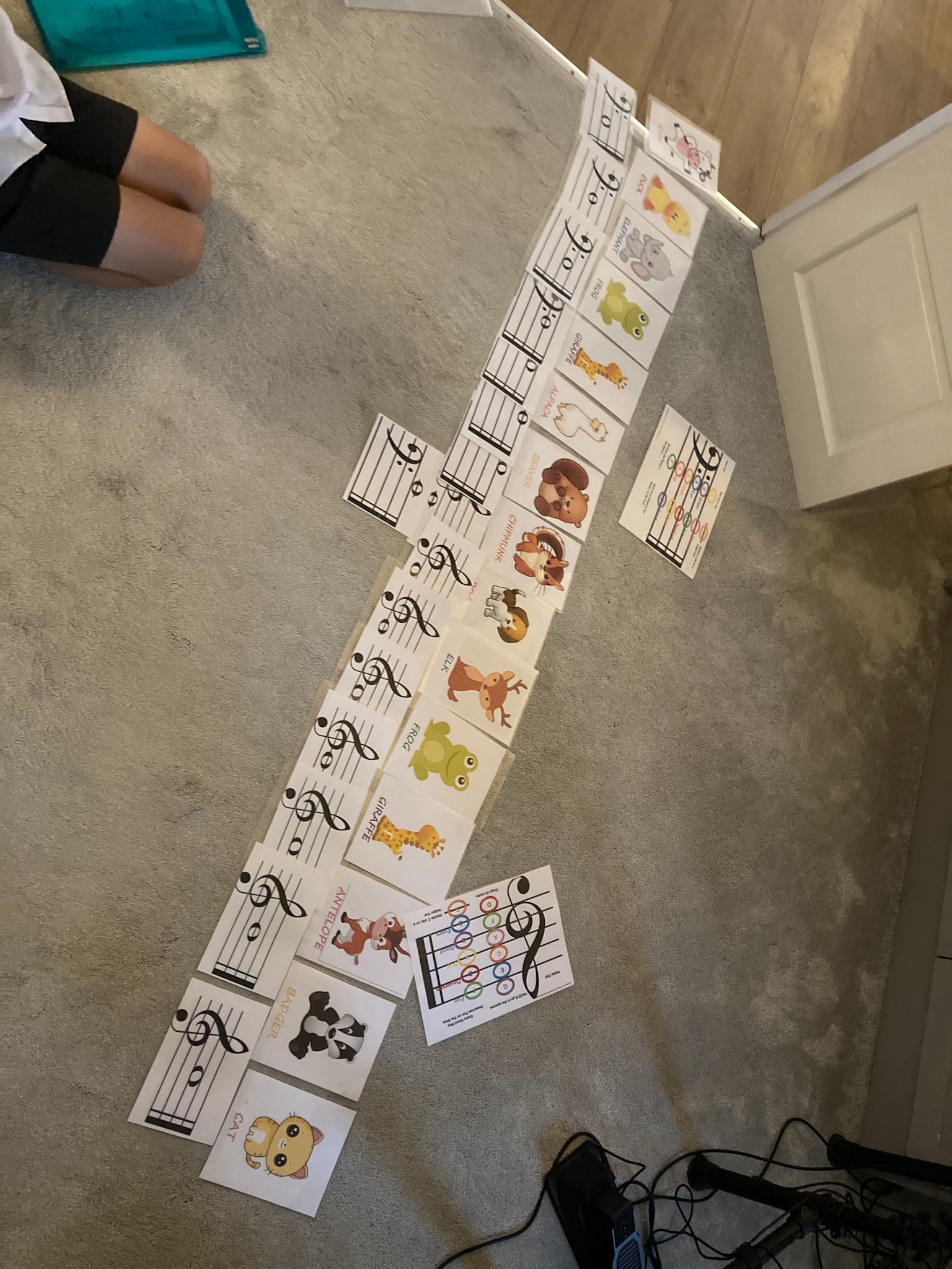 Tuneful Tutors infamous music notes game, Animal Keybaord!