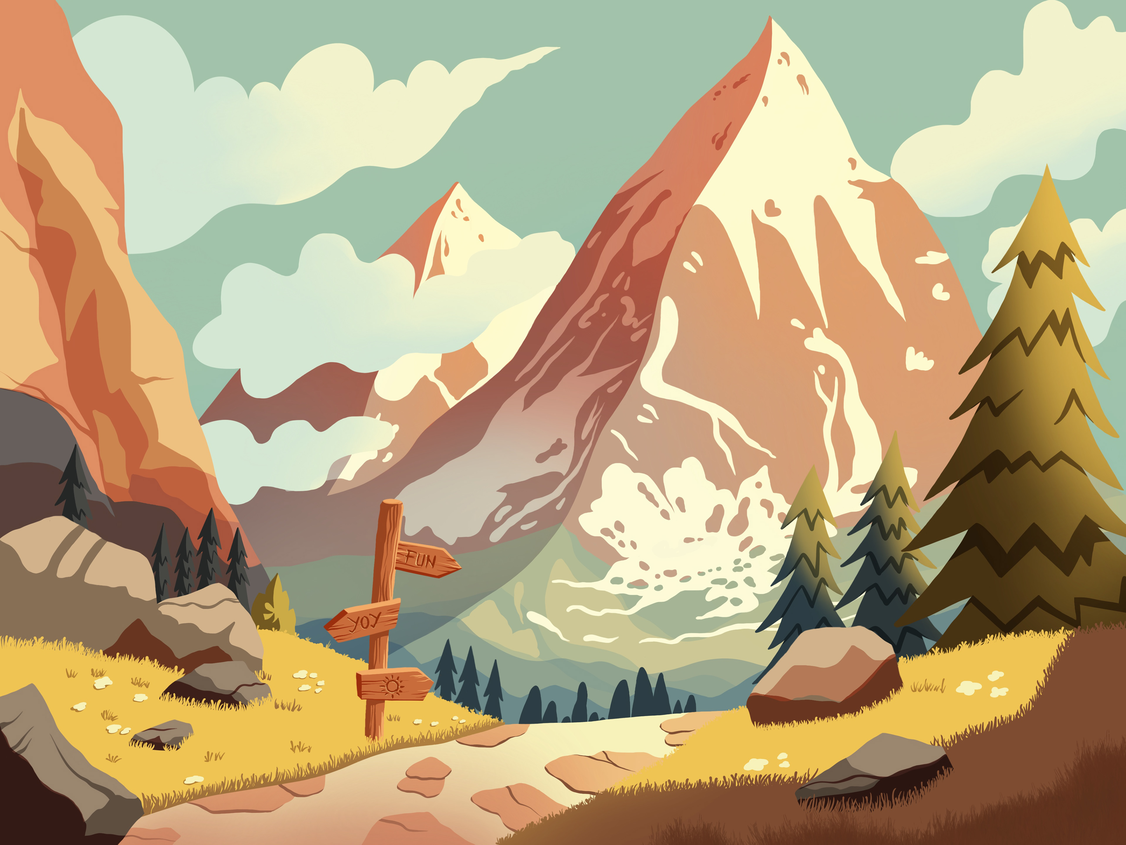Mountain lanscape