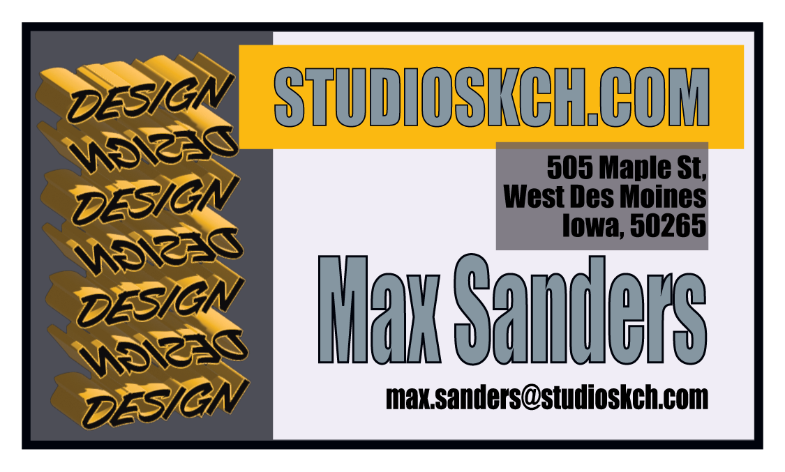 Backside Business Card Idea 1