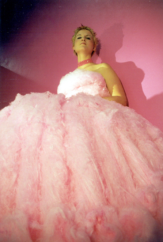 Artificial Sweetnesss. 2001. Performance still. Fairyfloss