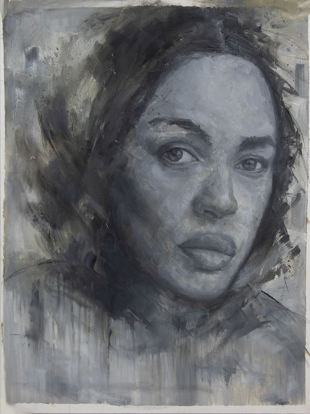 Study - Oil painting on canvas sheet, 36x48cm, 2023