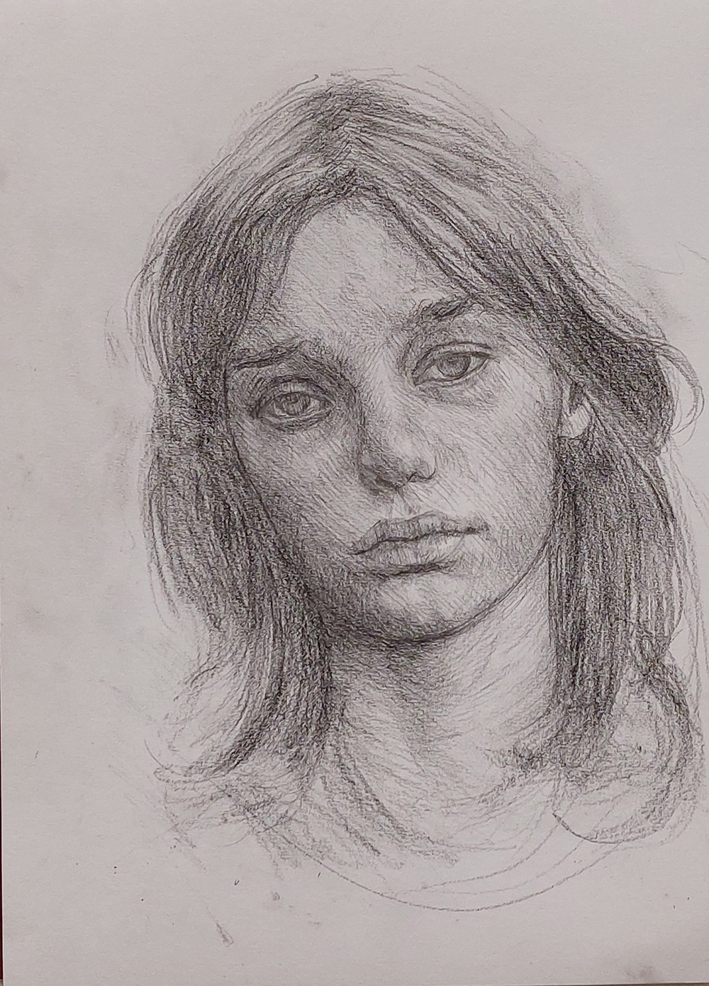 Untitled - Pencil drawing on paper, A4 size, 2025