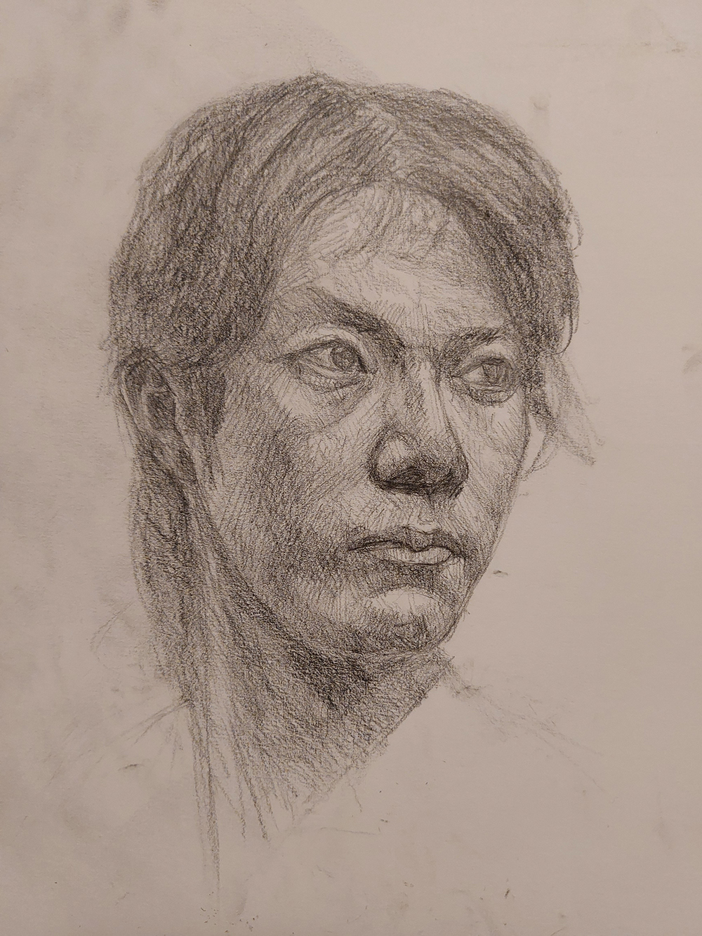 Untitled - Pencil drawing on paper, A4 size, 2025