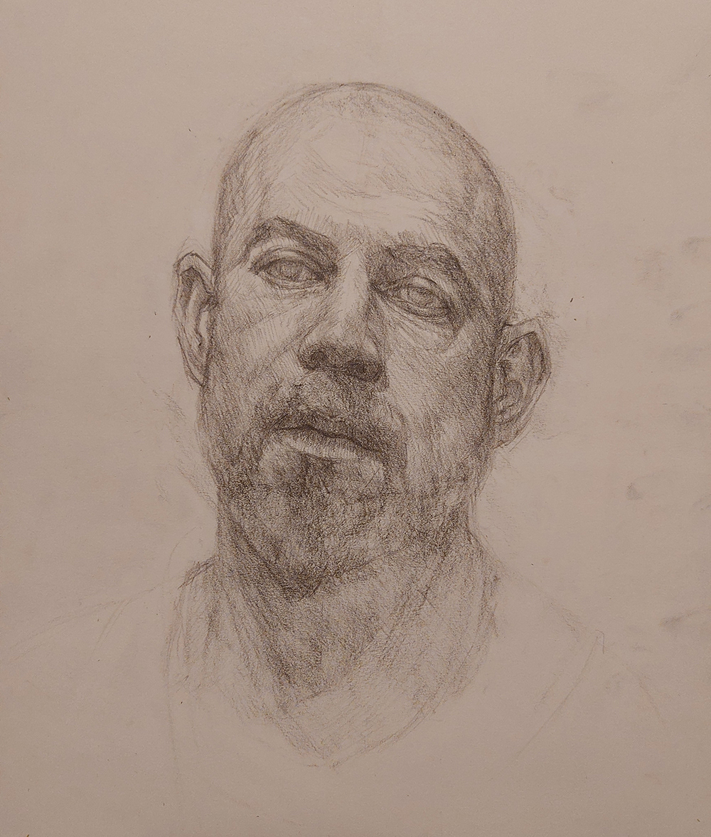 Untitled - Pencil drawing on paper, A3 size, 2025