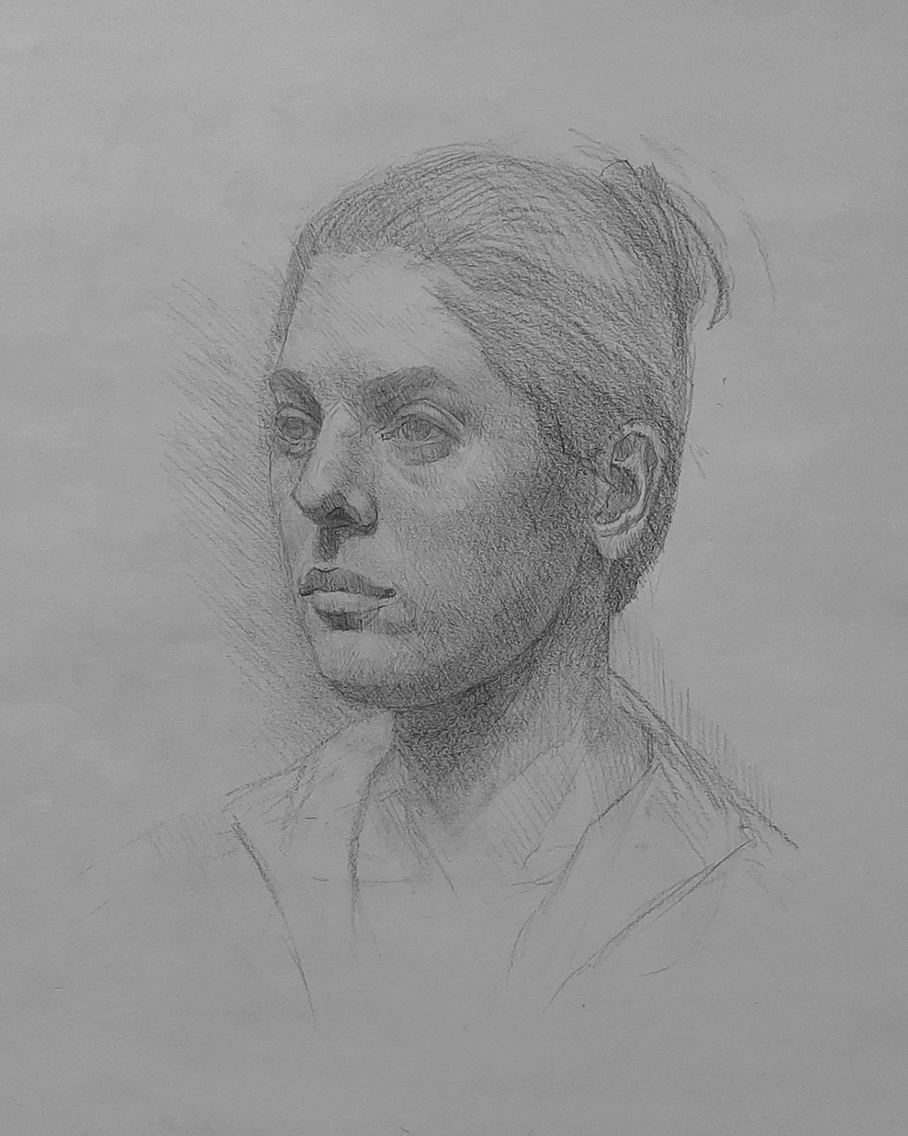 Untitled - Pencil drawing on paper, A4 size, 2025