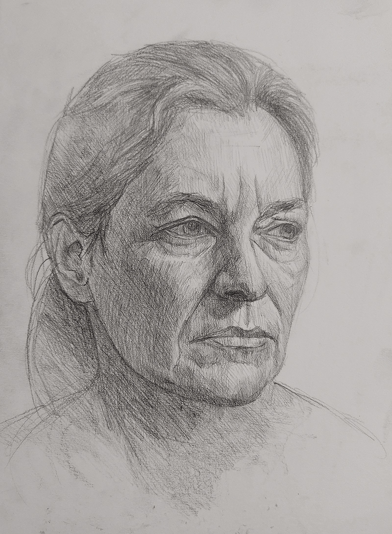 Untitled - Pencil drawing on paper, A4 size, 2026