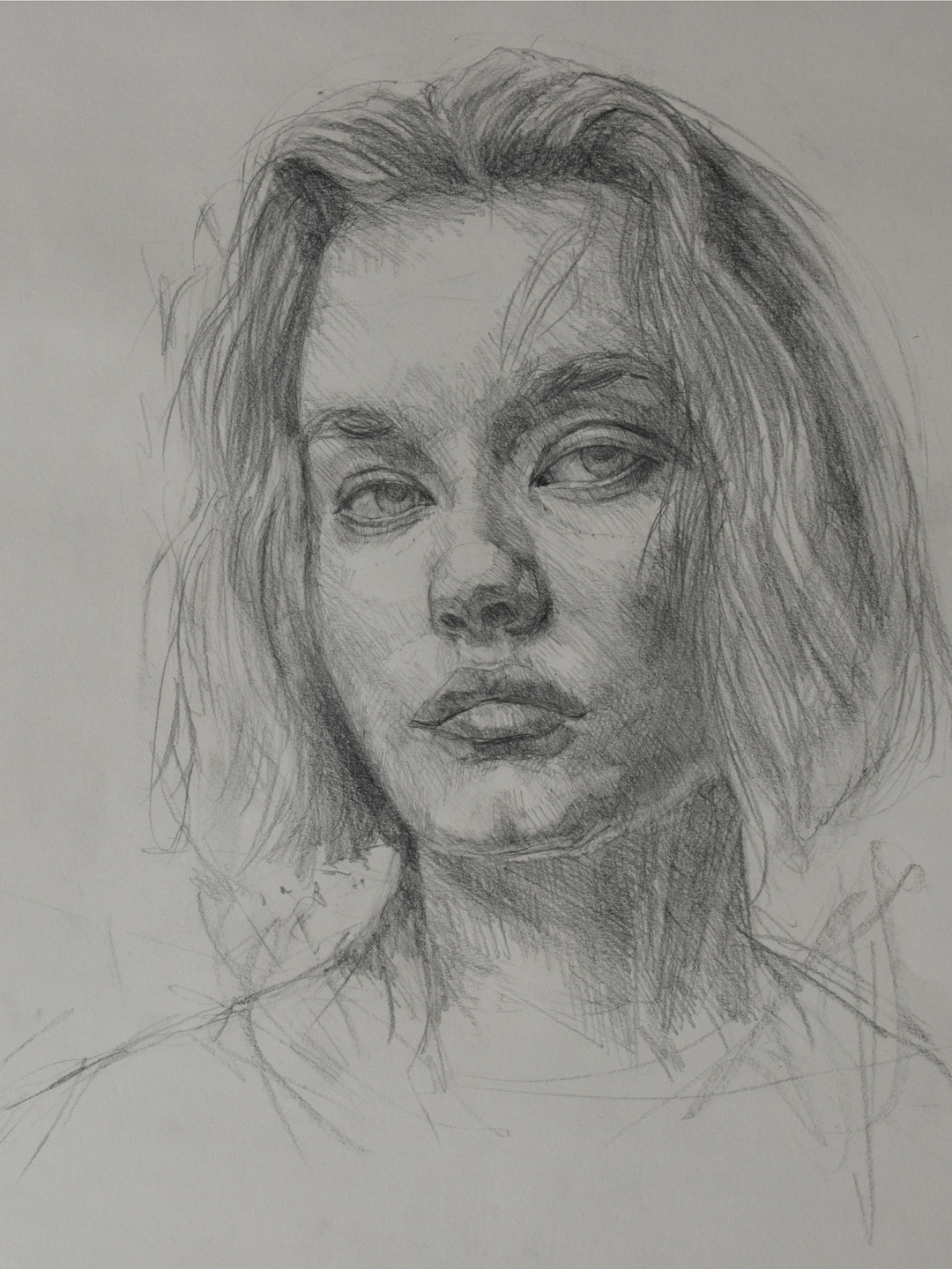 Untitled - Pencil drawing on paper, A3 size, 2024