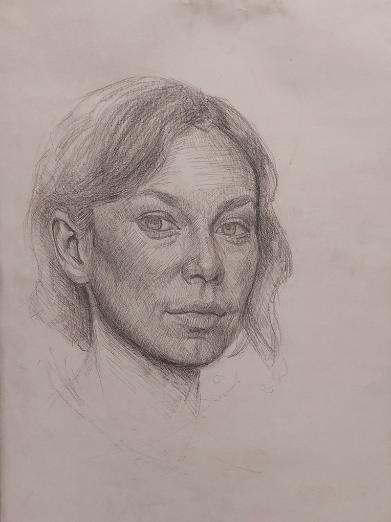 Untitled - Pencil drawing on paper, A3 size, 2025