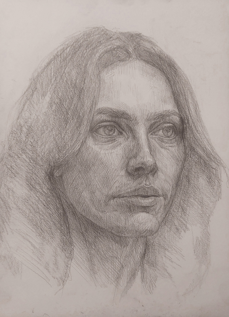 Untitled - Pencil drawing on paper, A4 size, 2026
