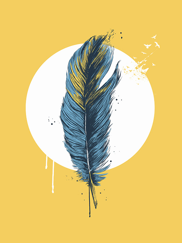 Feather In A Circle
