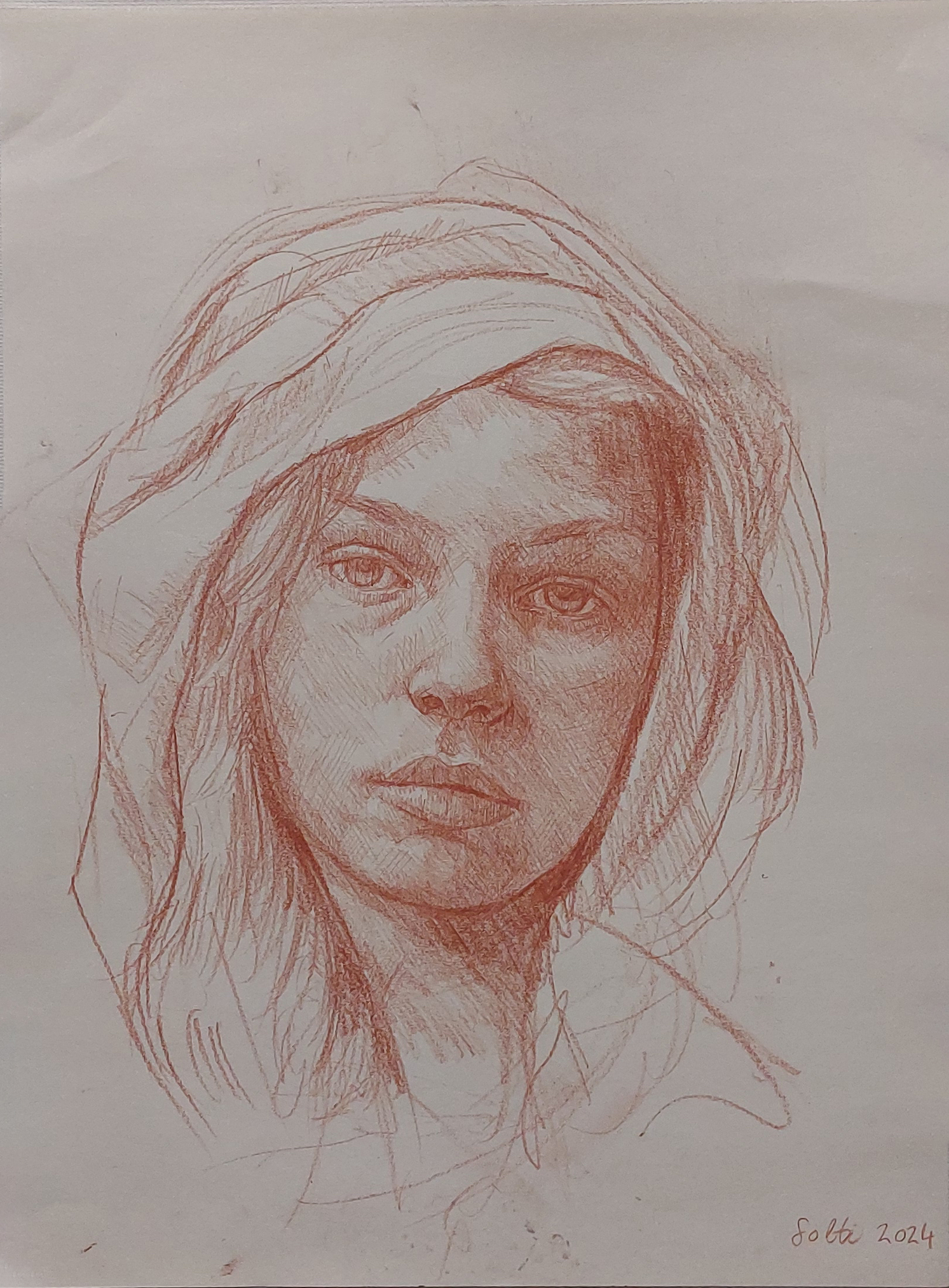 Untitled - Pencil drawing on paper, A4 size, 2024