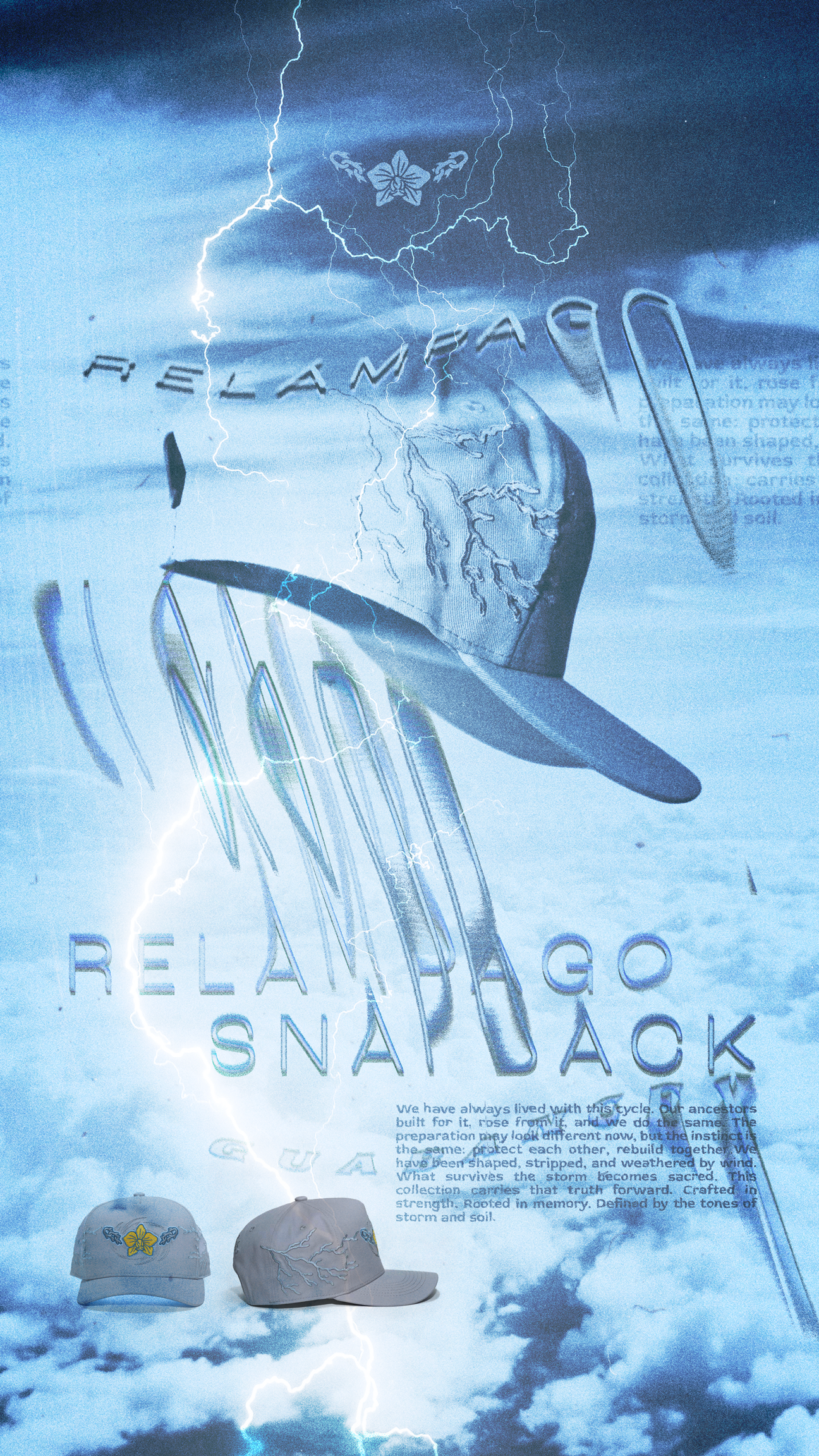 Relámpago Snapback Poster