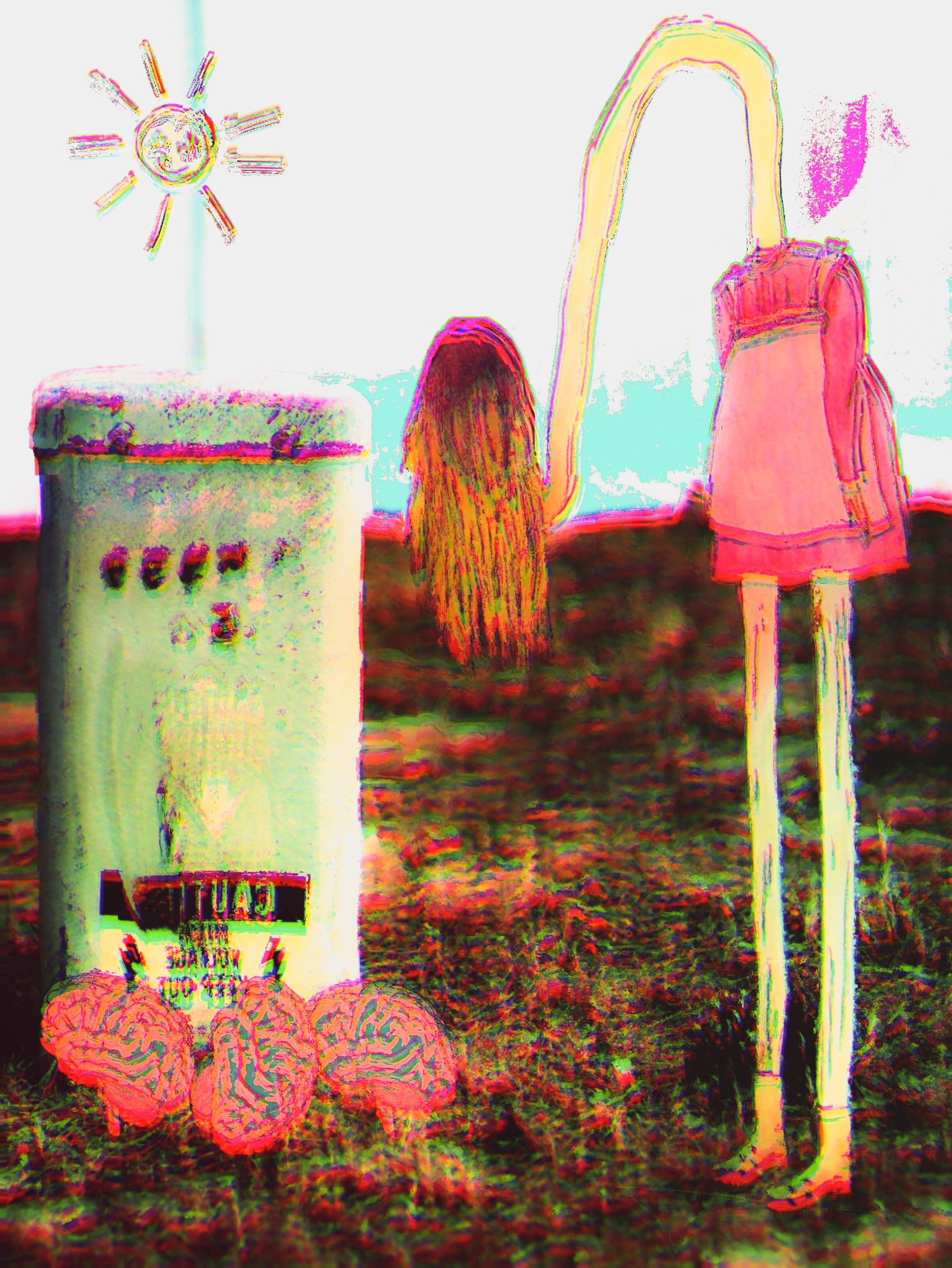 I was thinking too much so I threw my brain out
