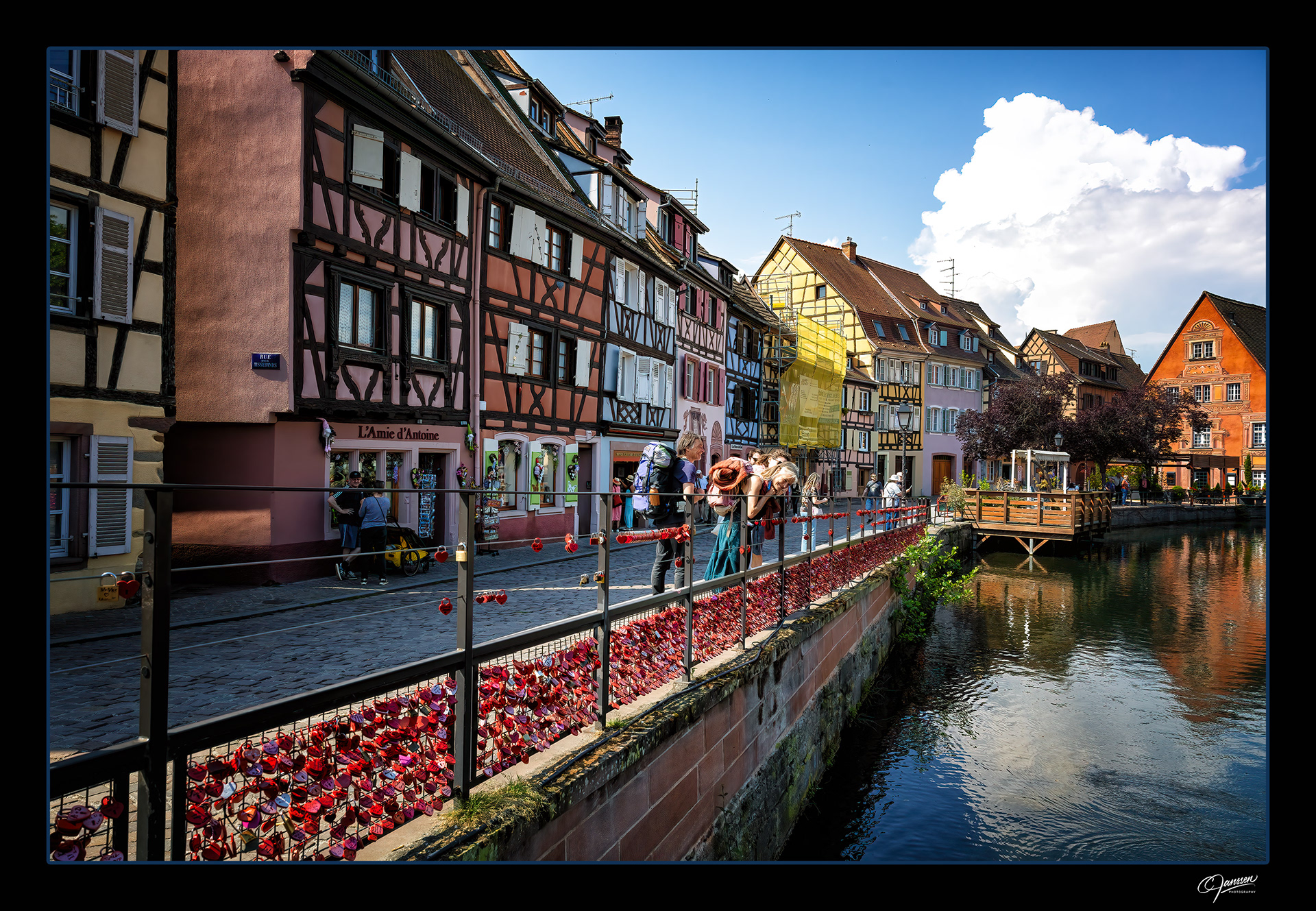 Colmar France View down Canal