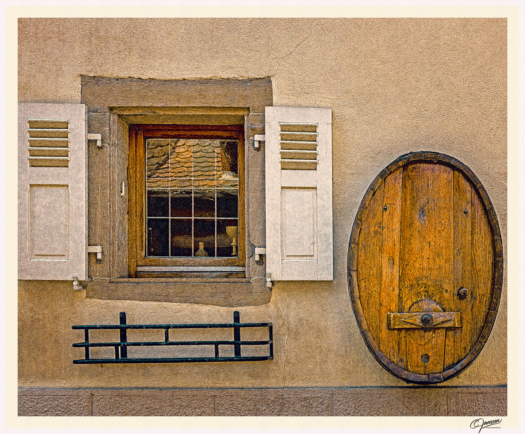 Window next to Barrel