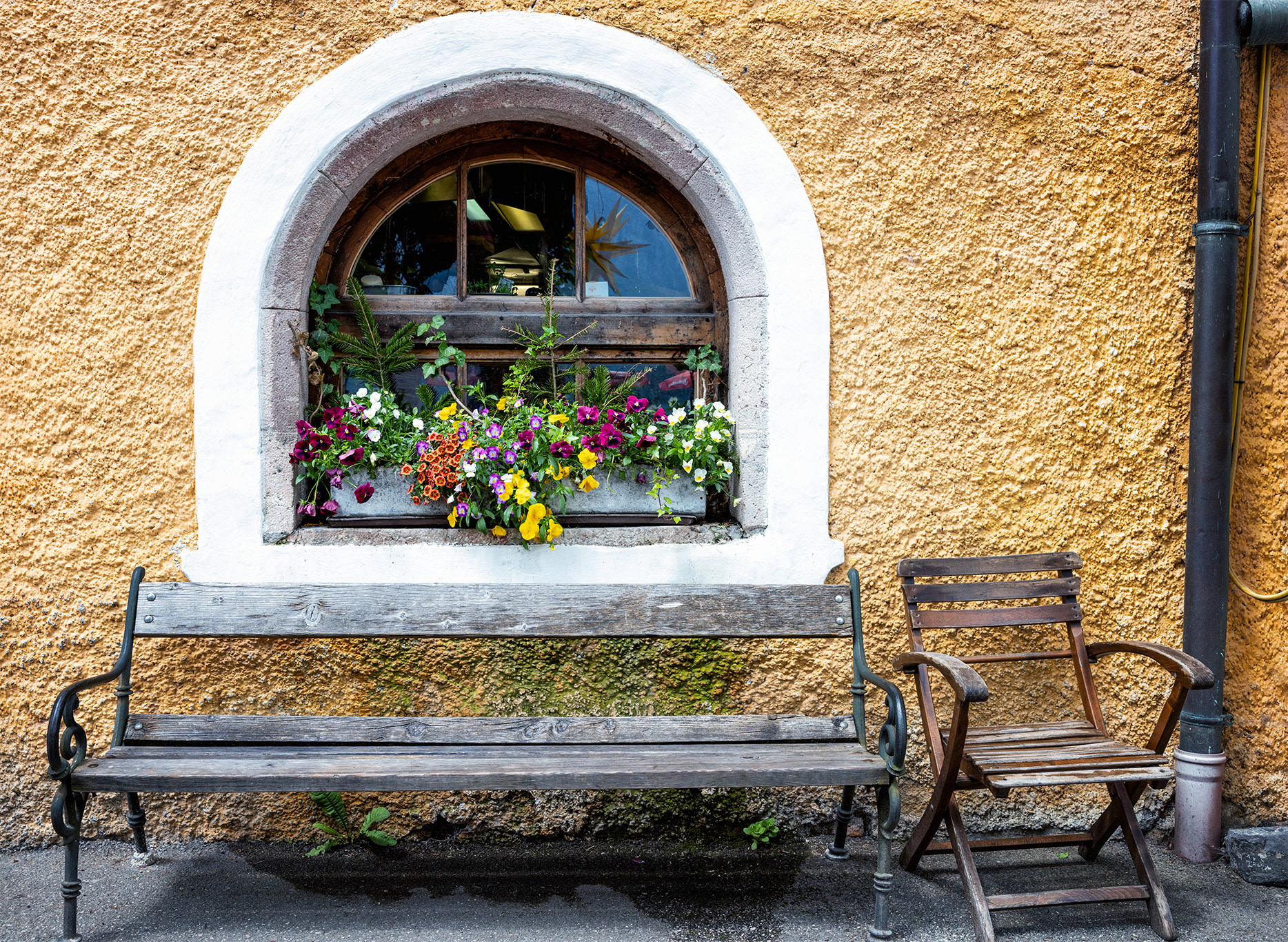 Window with Bench