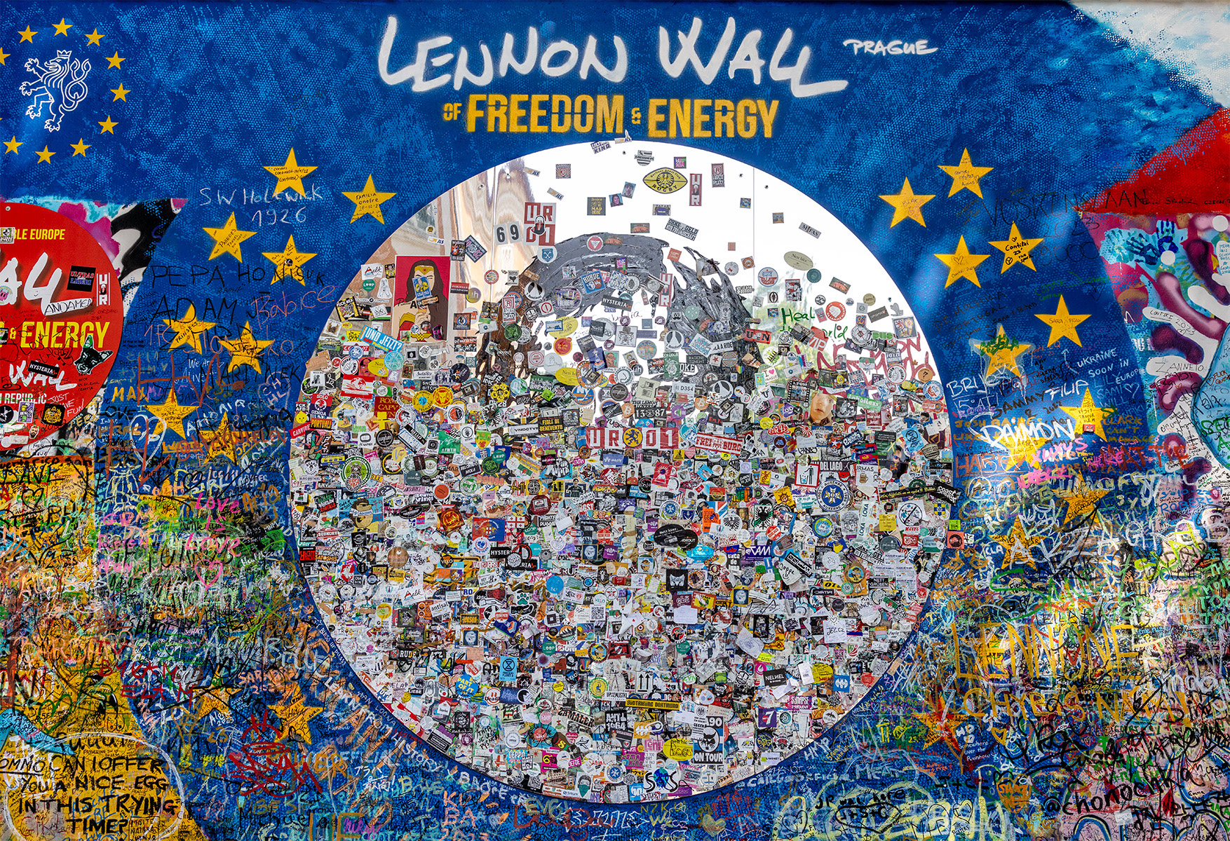 Lennon Wall in Prague