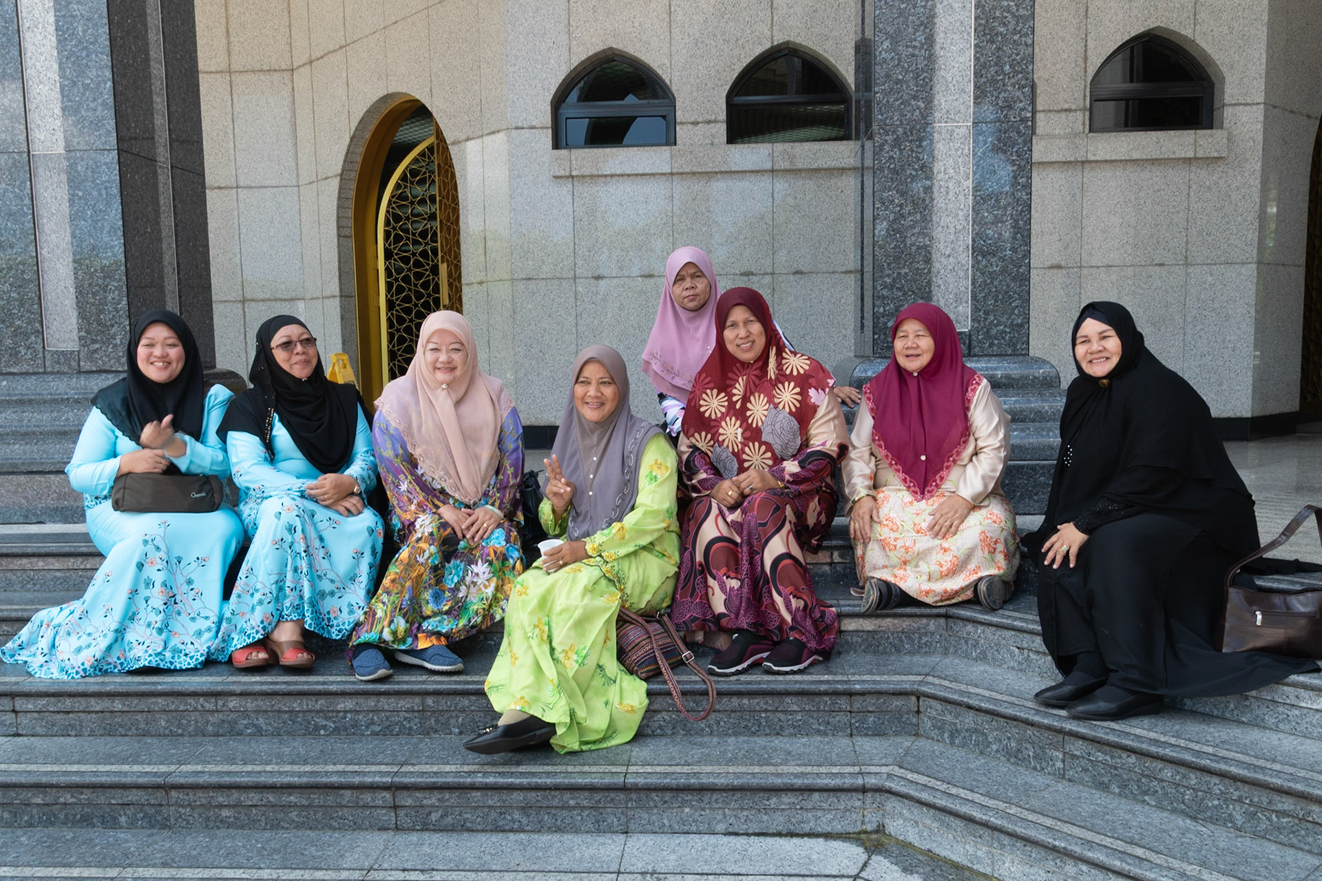Brunei ladies, Bandar Seri Begawan, Brunei Darussalam