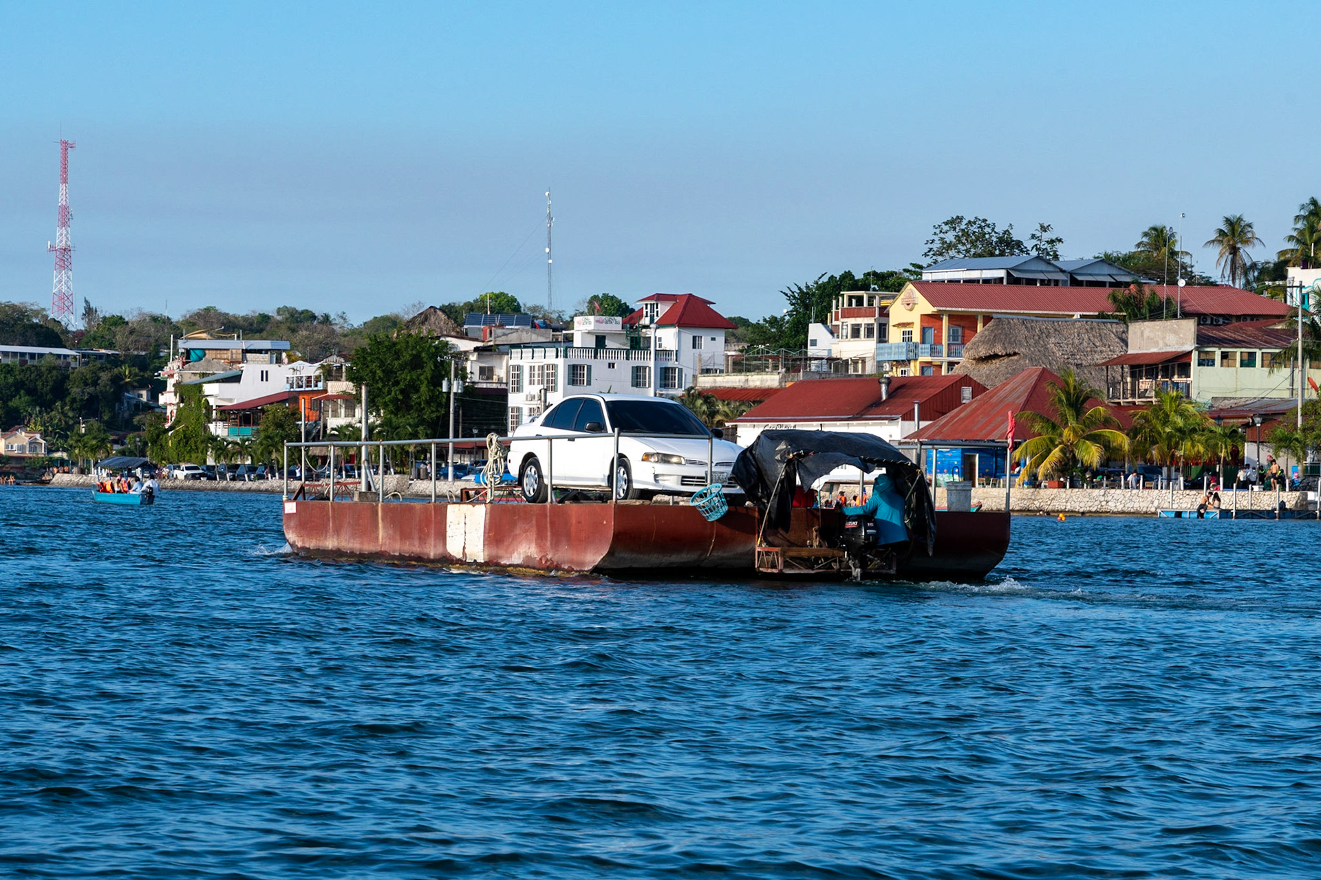 Flores Island from Lake Peten