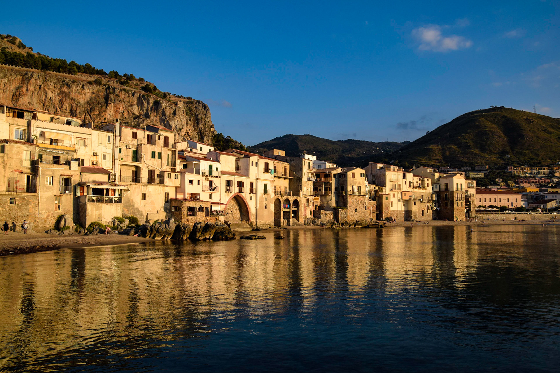 Seafront, Cefalu, Sicily
