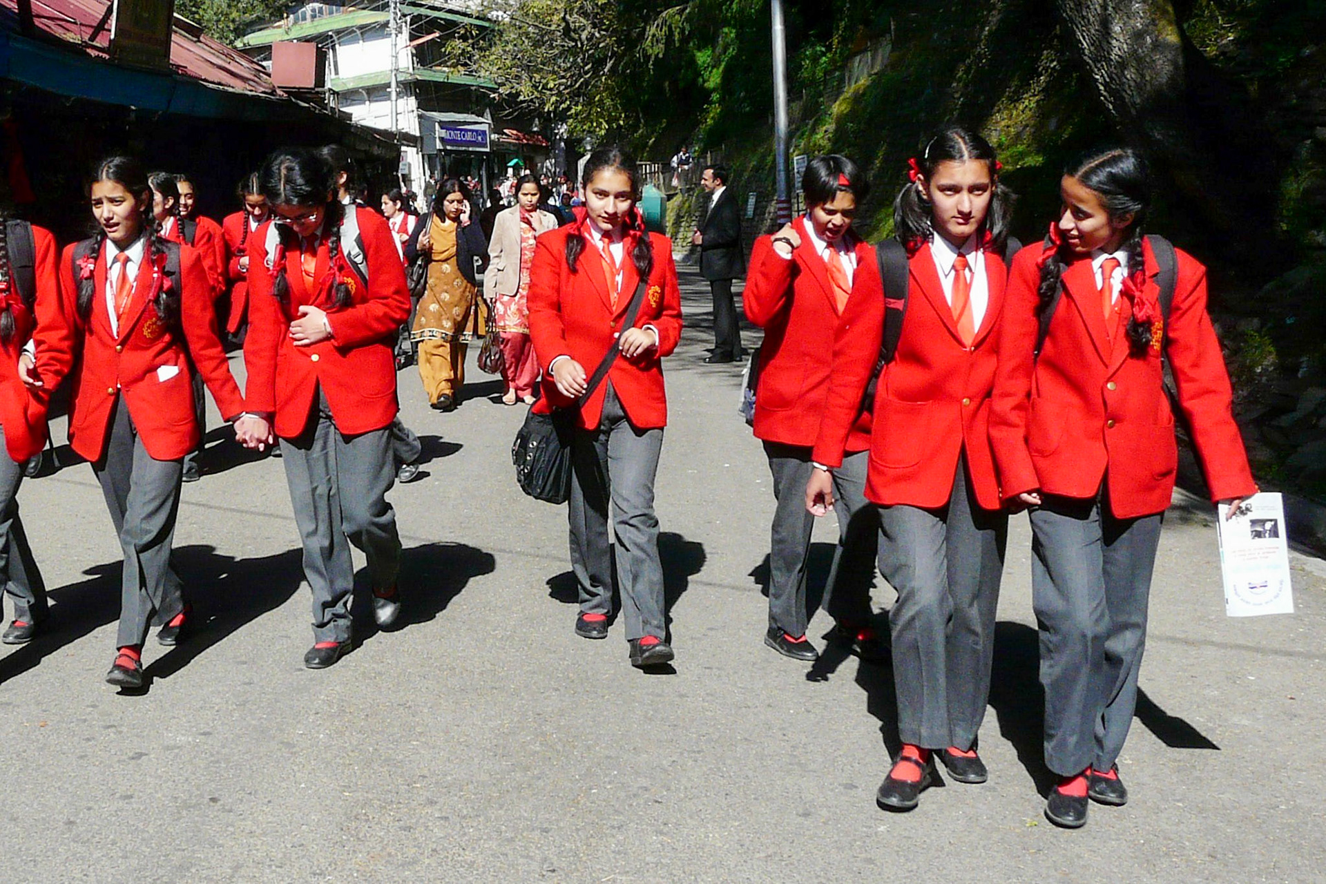Schoolgirls, Shimla, India