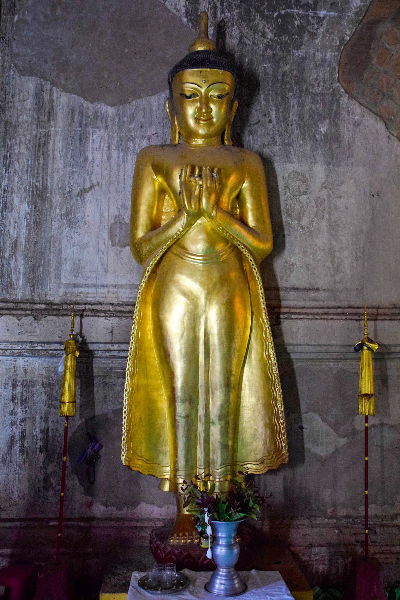 Standing Buddha, Htilominlo Temple, Bagan