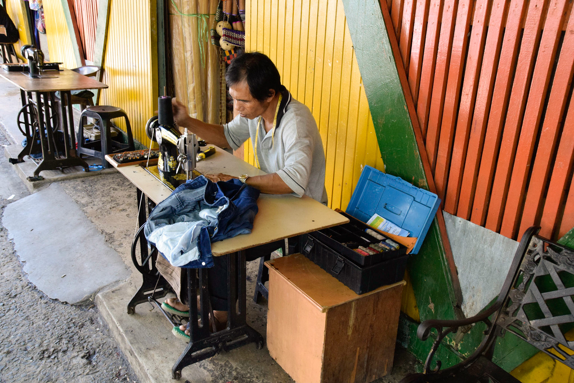Street tailor, Kota Kinabalu, Malaysia