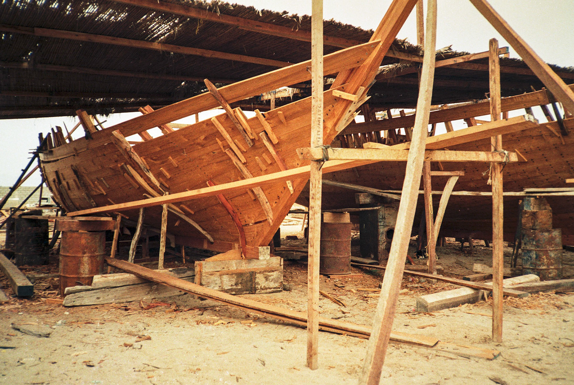 Traditional dhow building, Sur