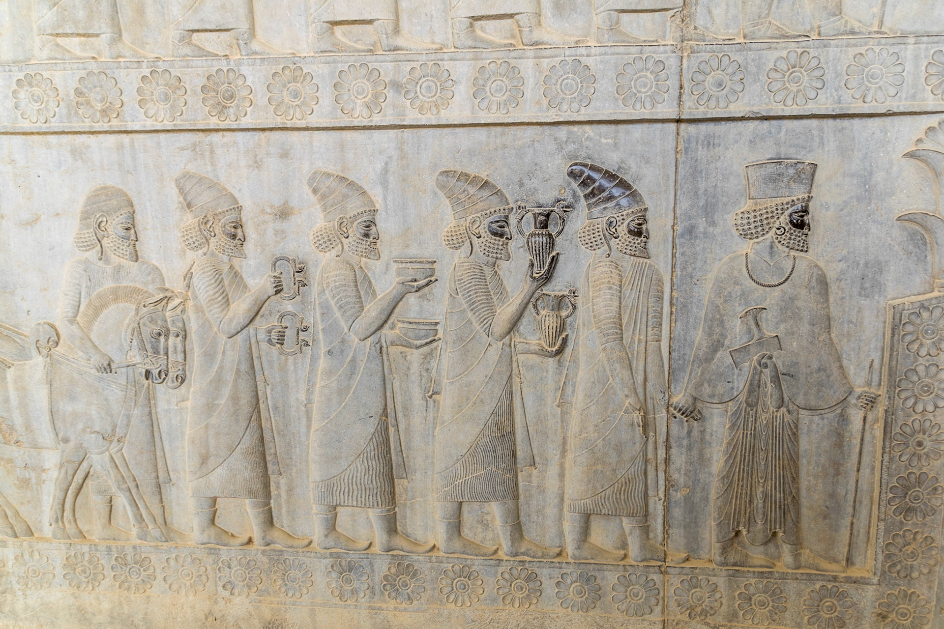Processional frieze, Apadana Palace, Persepolis