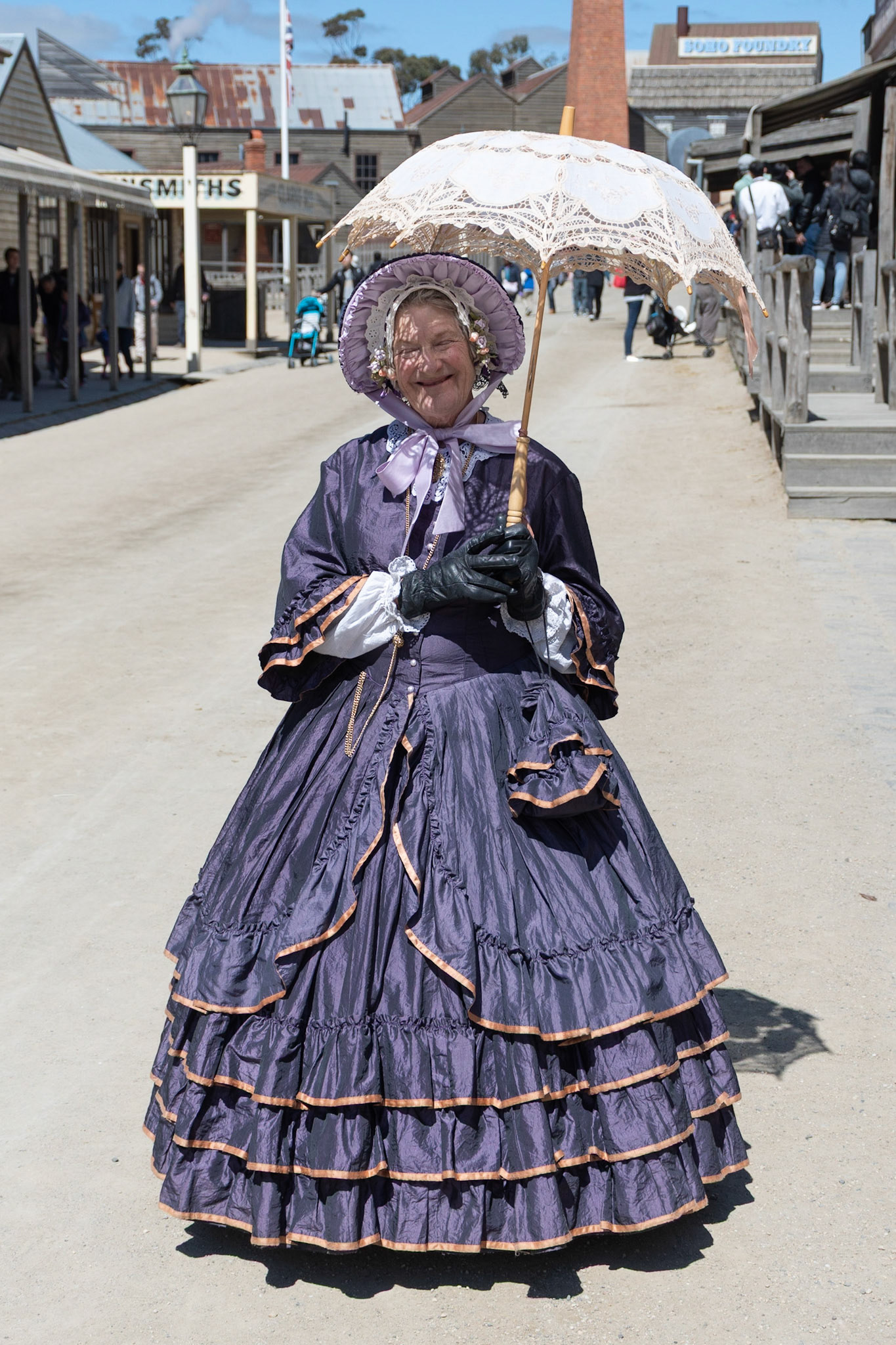 Lady in period costume, Sovereign Hill, Australia