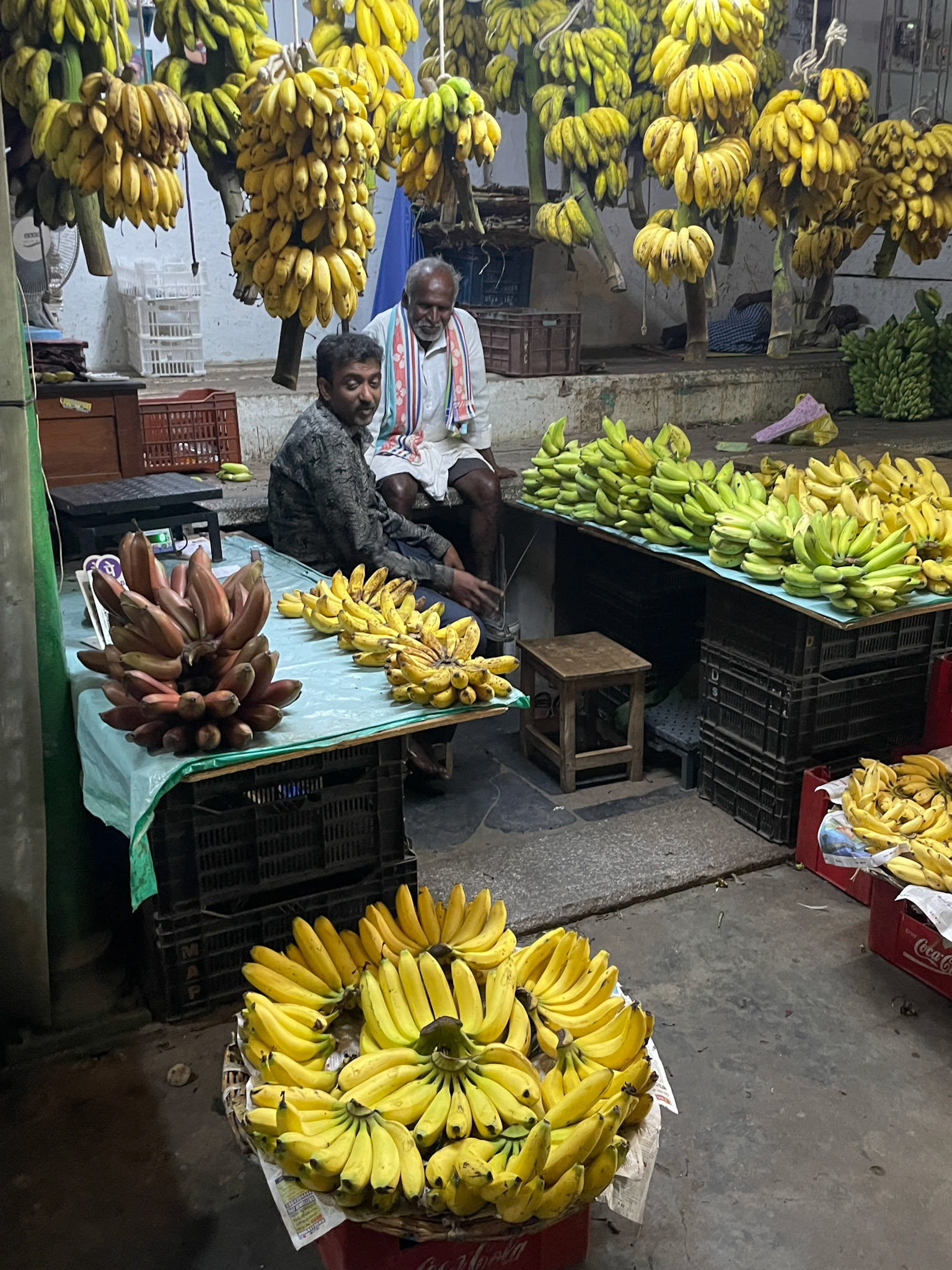 Banana sellers, Devaraja Market, Mysuru