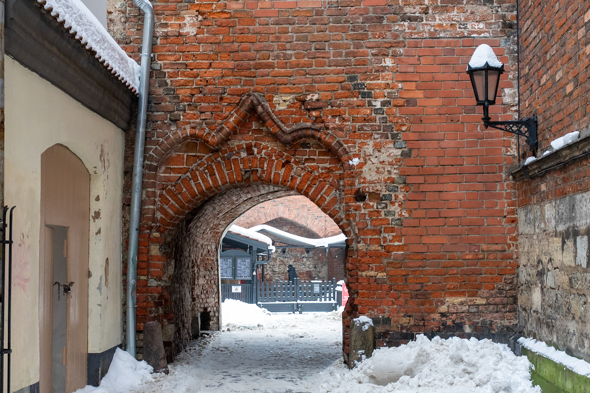 Gate in Old Town Walls, Riga