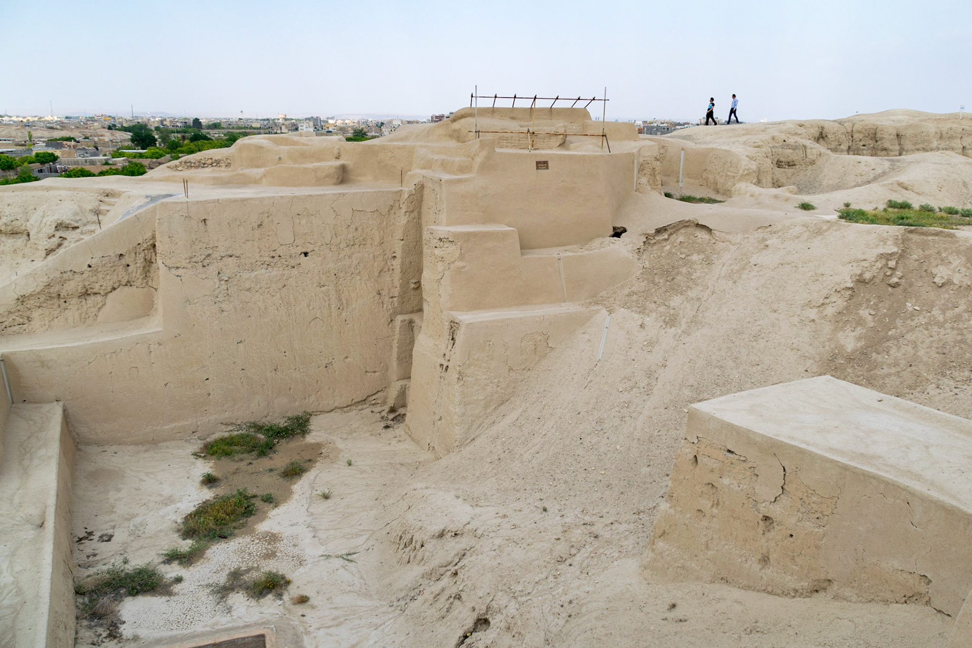 Sialk Hills (mud-brick ziggurat circa 3,000 BC), Kashan