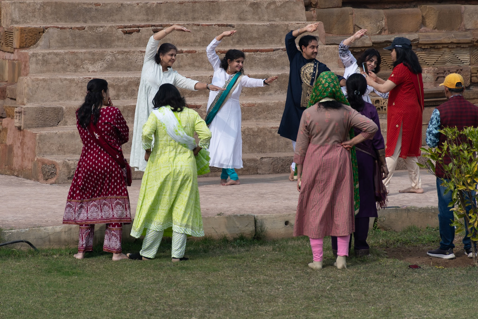 Dance practice, Khajuraho, India, 2024