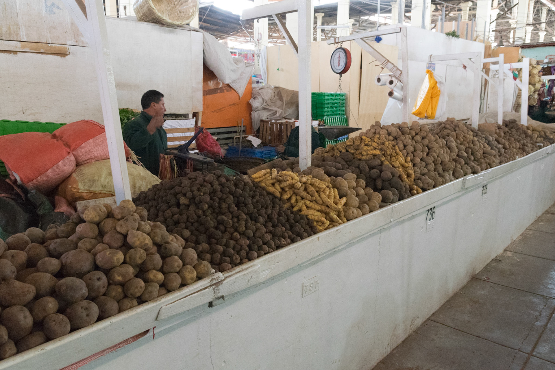 Potato market, Cusco