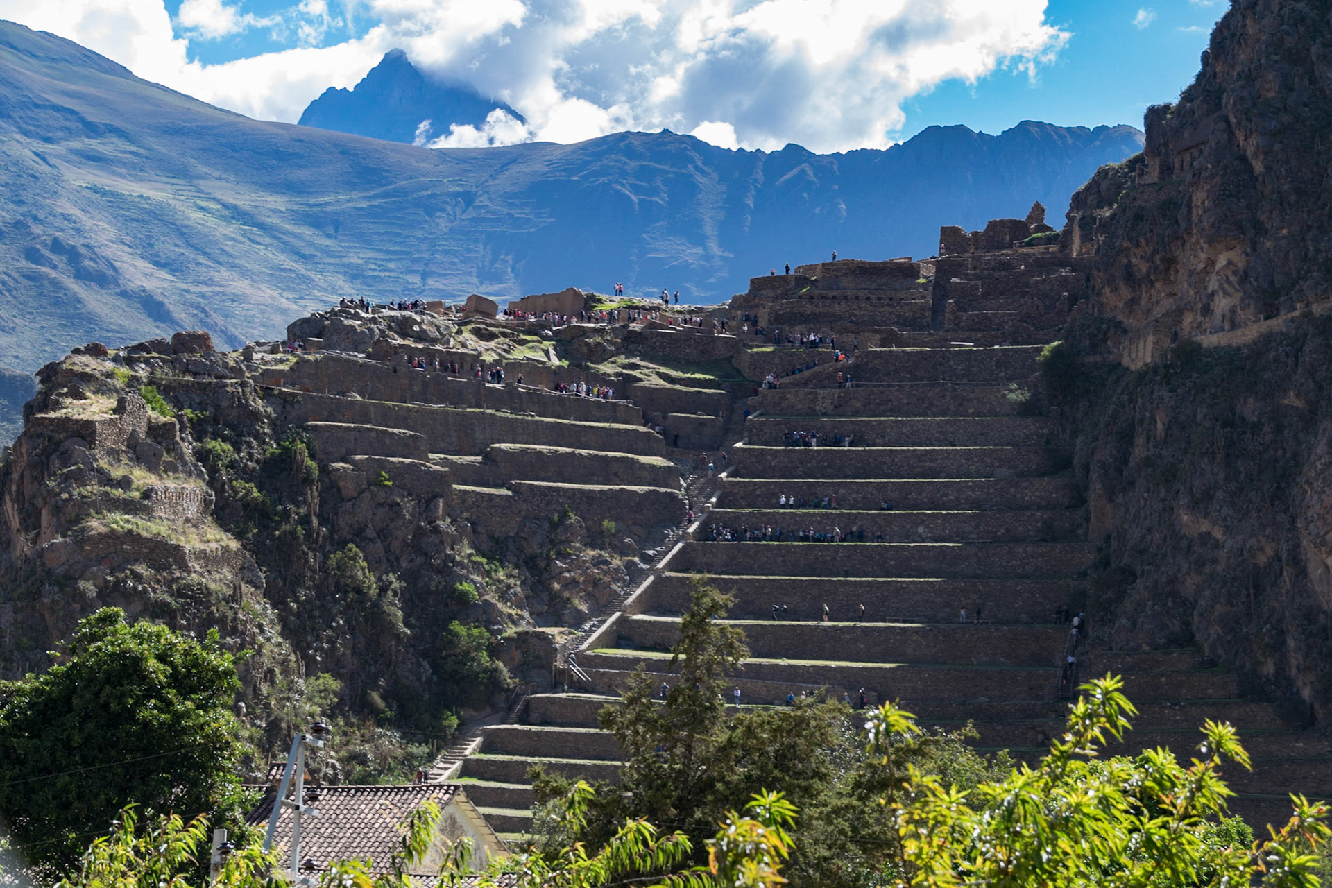 View towards ruins, Ollantaytambo