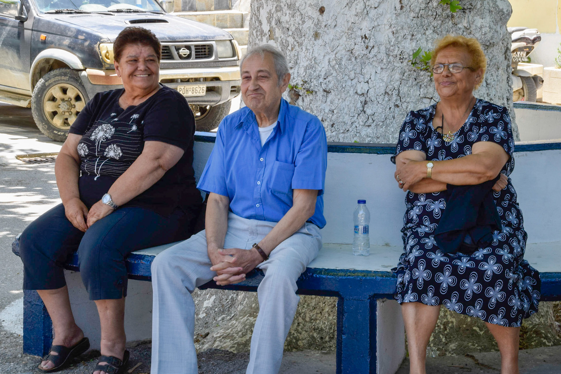 Elderly folk, Kritinia, Greece, 2015