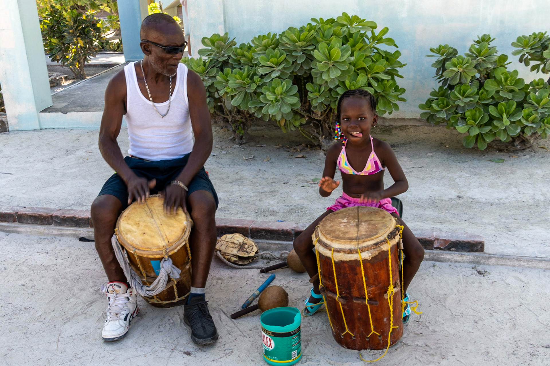 Musicians, Caye Caulker, Belize, 2022