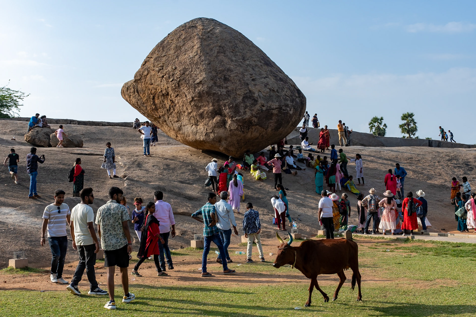 Krishna's Butterball, Mahabalipuram