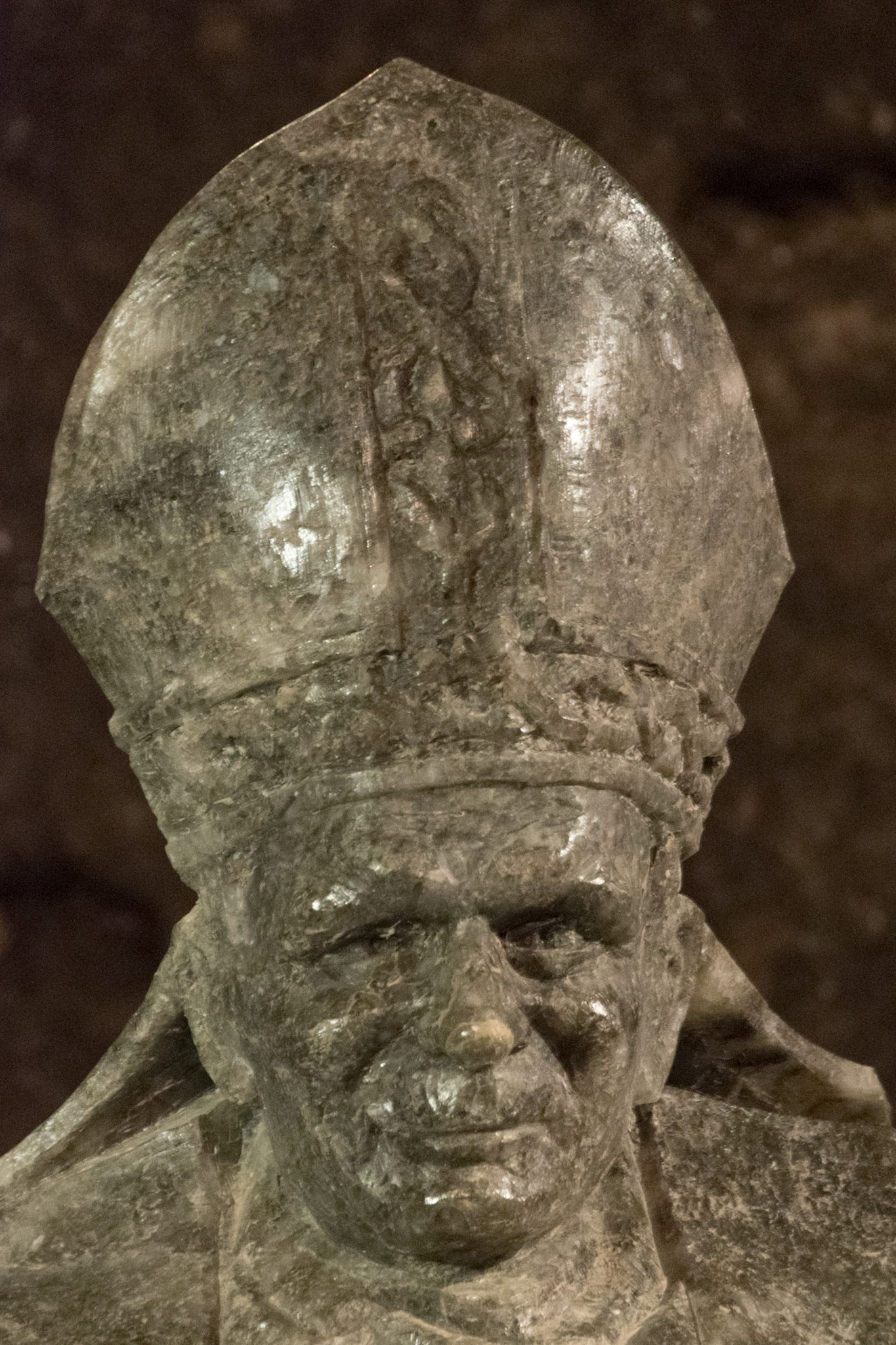 Carving of Pope John Paul II, Salt Mine, Wieliczka