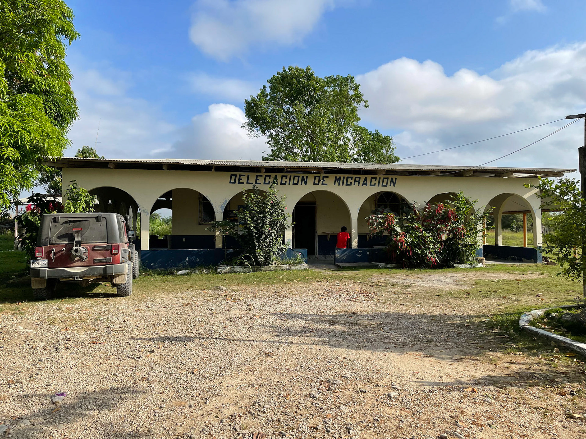 Crossing in to Guatemala
