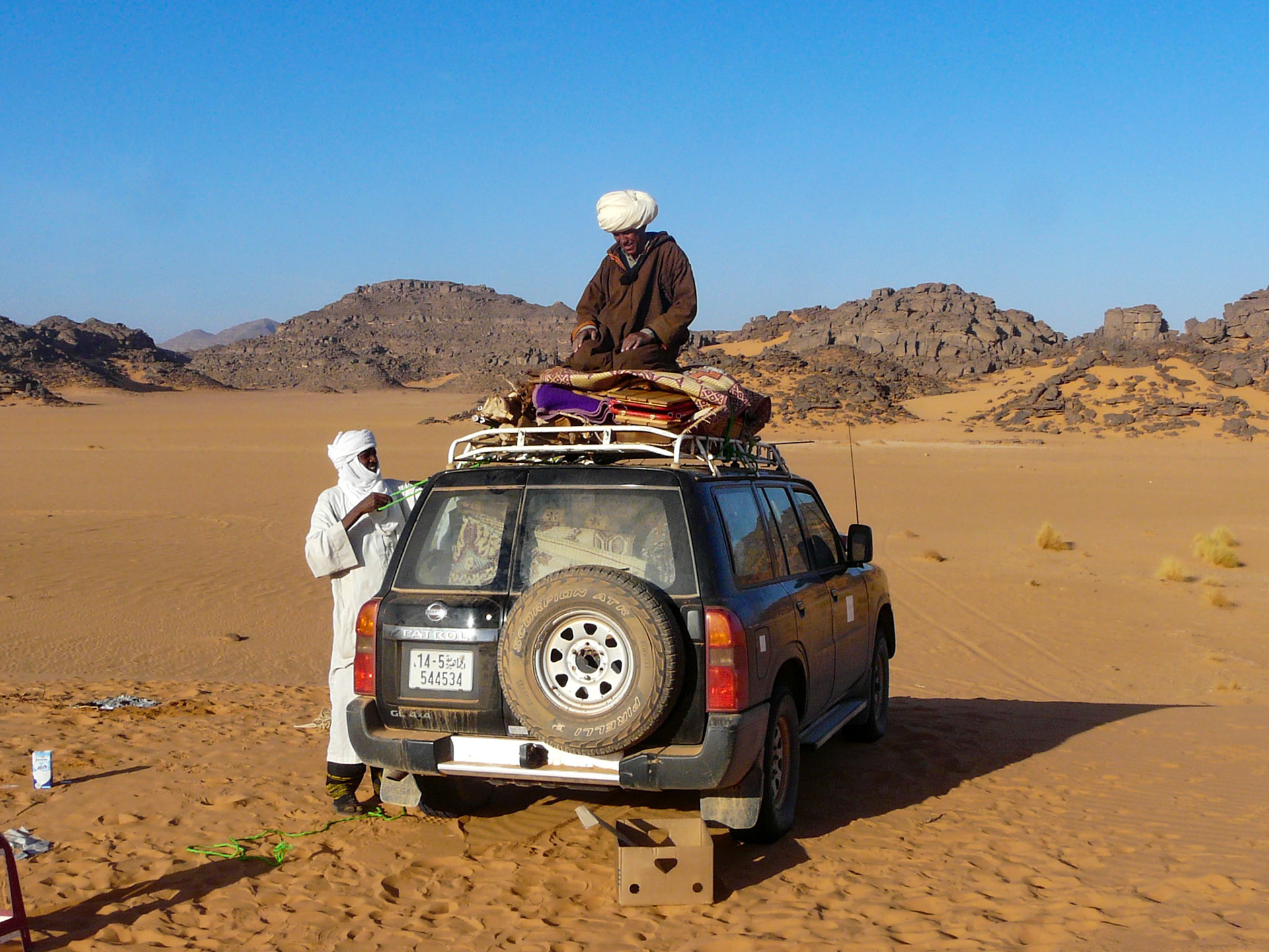 Packing-up Camp 2, Southern Akakus