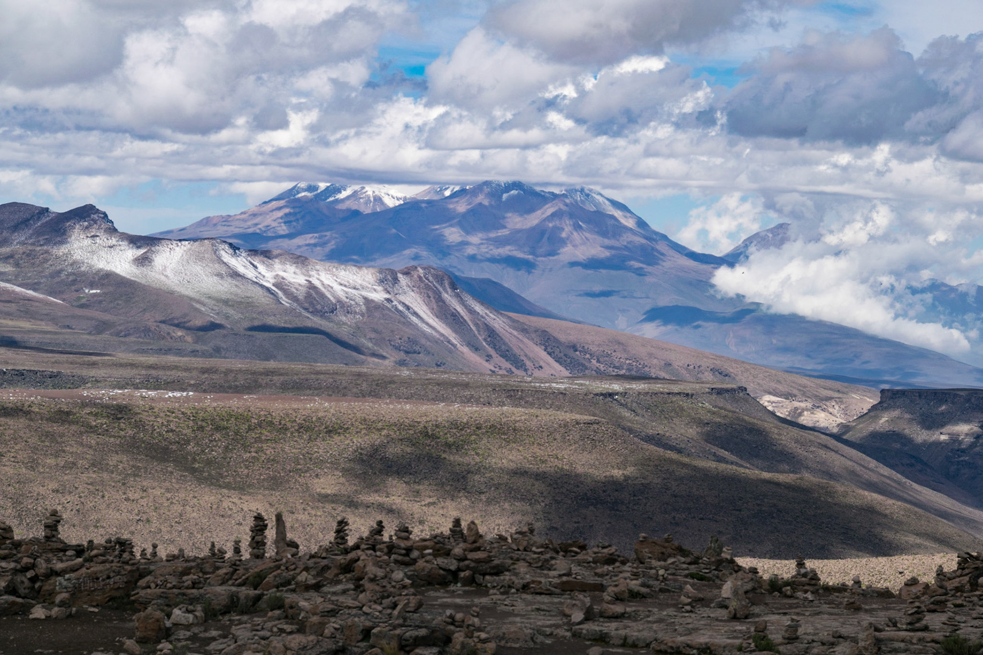 View from Mirador de los Andes viewpoint (4,910m), en route to Chivay