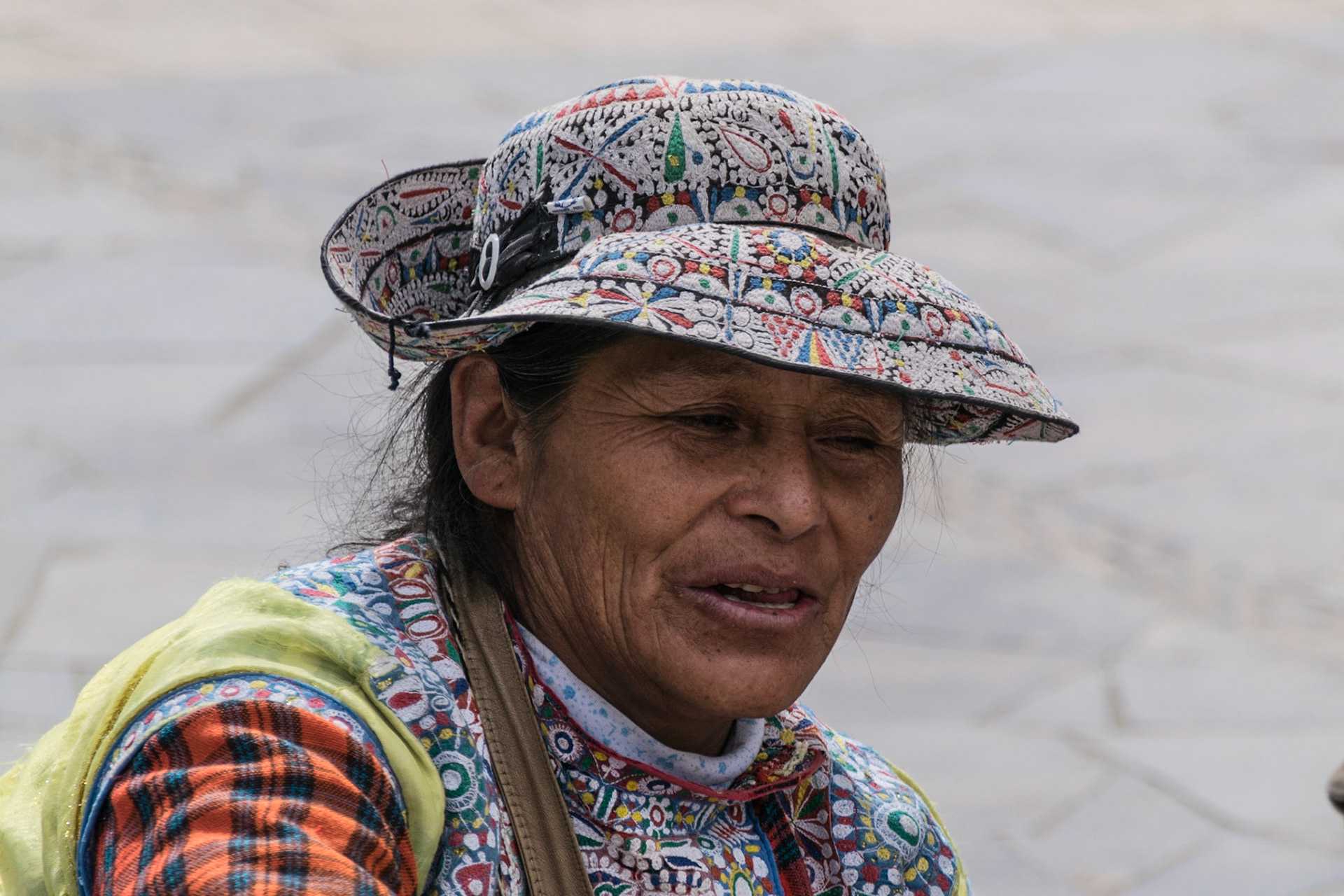 Lady, Chivay, Peru