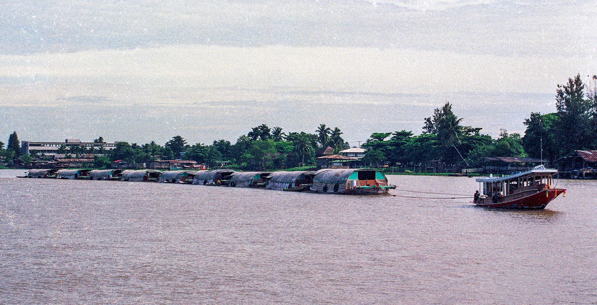 Rice barges, en route to Ayutthaya