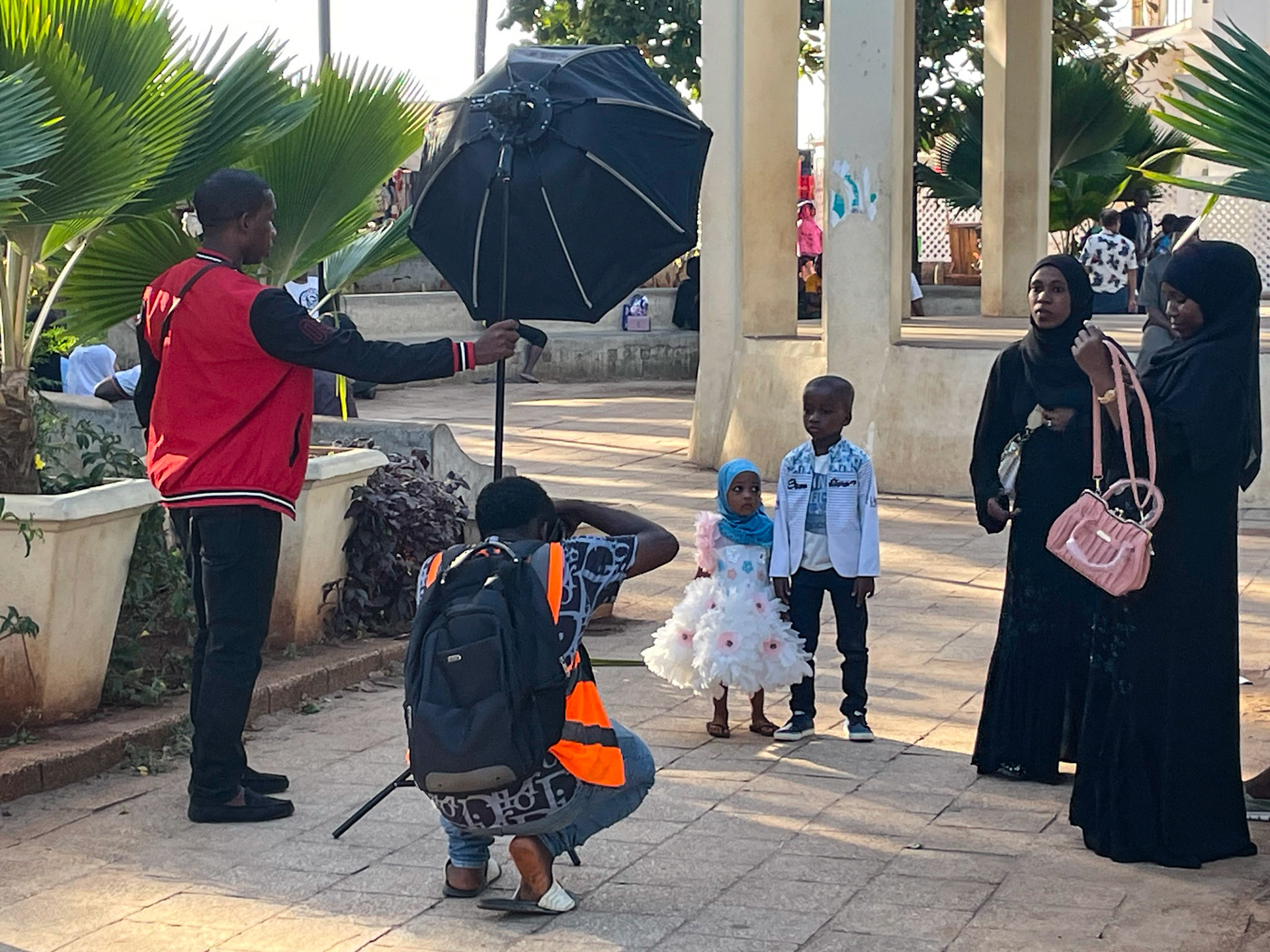 Taking photos, Stone Town, Zanzibar