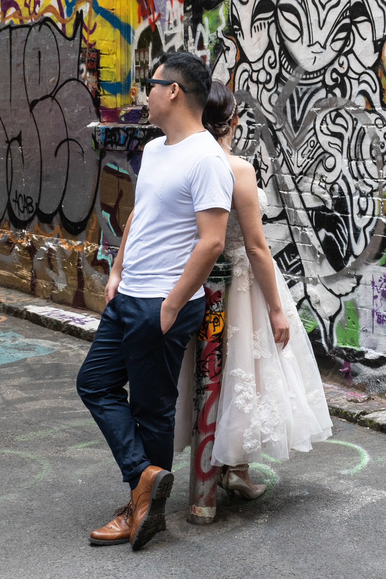 Wedding couple, Melbourne, Vic, Australia