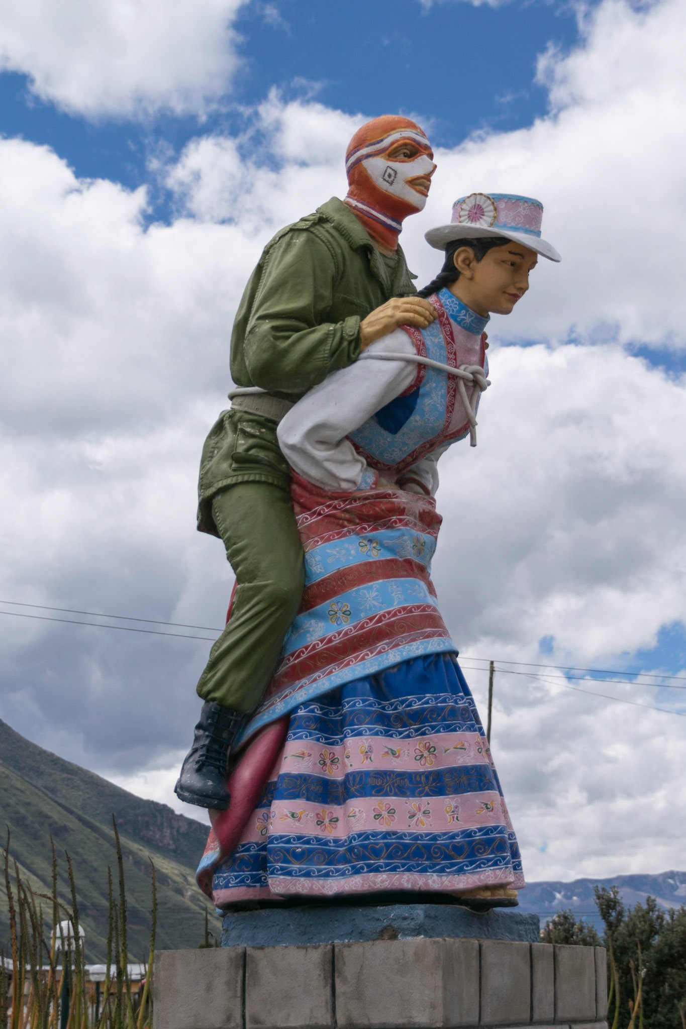 Political statue, Achoma