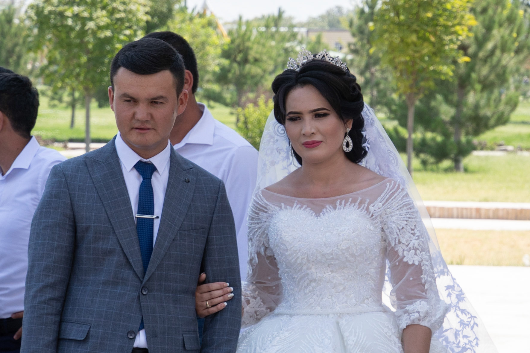 Wedding couple, Shakhrisabz, Uzbekistan